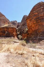 Hot walk into Cathedral Gorge